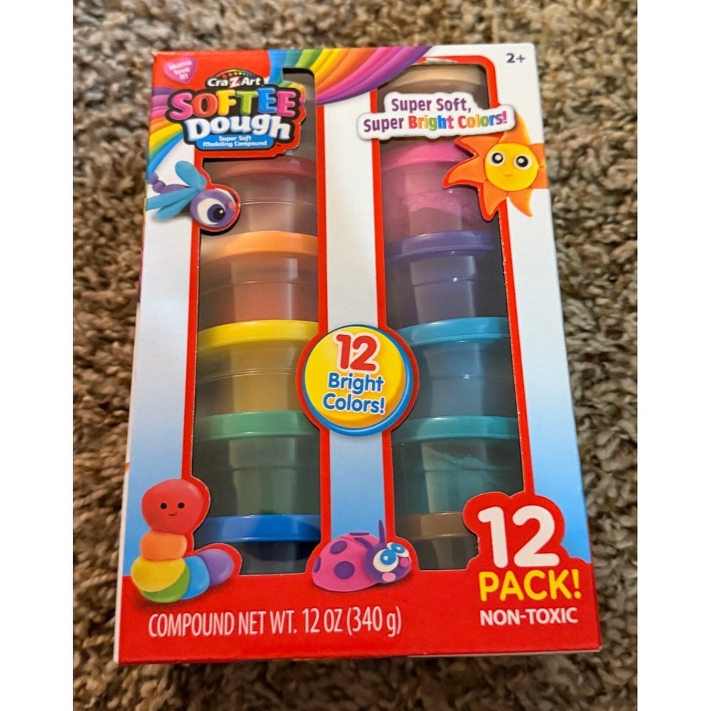 Cra-Z-Art Softee Dough 12 Pack (NWT)